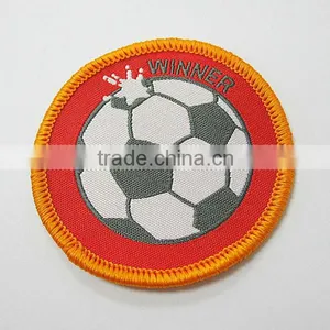 Round Shaped Broadloom Machine Woven Badges thumbnail-1