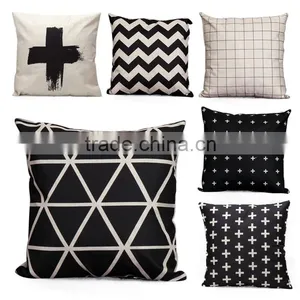 Modern Decorative Throw Pillow Cojines Almofada Cushion Cover Home Sofa Car Chair Pillow Case Without Fillers thumbnail-1