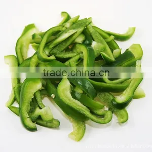 Hot Sale Bulk Frozen Green Pepper Slice Price Low Price IQF Green Pepper thumbnail-3