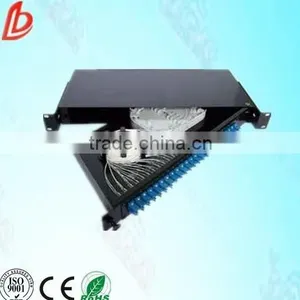 Rack-mount Drawer Type 19" Fiber Optic Patch Panel 12 Ports/24 Ports Optical Fiber Patch Panel thumbnail-2