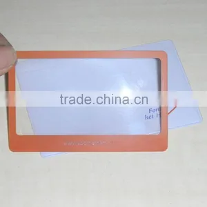 Hot Sale Business Card Pvc Magnifier / Pvc Magnifier / Card Size Magnifying Glass thumbnail-3