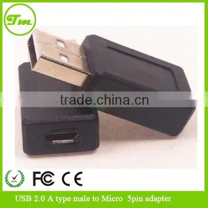 USB 2.0 A Type Male to Micro 5pin B Type Connector Adapter Convertor thumbnail-1