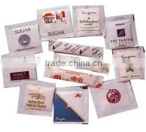 China Manufacturer PE Coated Coffee Sugar Paper, Sugar Packaging Paper, Sweetener Packaging Paper Roll thumbnail-2