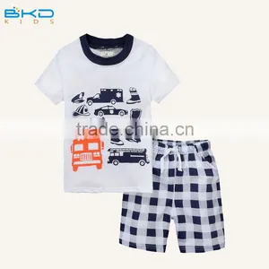 BKD Boys Clothing With Soft Cotton Fabric , Boys Print Set, Boys Suit thumbnail-1