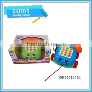 Cartoon Design Plastic Push And Pull Car thumbnail-1