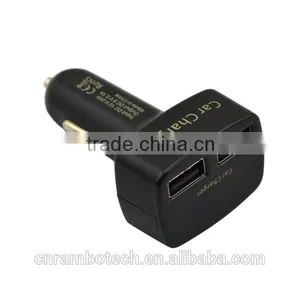 New High Quality 4-1 Function Dual Usb Car Charger With 3.1A Output thumbnail-2