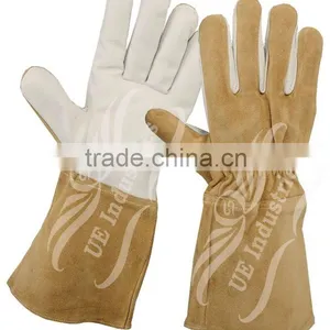 UEI-2881 Leather Welding Gloves , Welding Work Gloves , Welder Gloves , Welding Gloves , Safety Work Gloves thumbnail-1