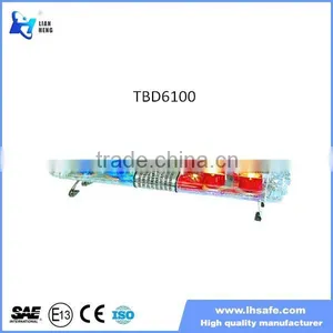 12V Rotating Warning Light, Halogen Revolving Warning Roof Light Bar of Police/ambulance/fire Vehicle TBD6100 thumbnail-1