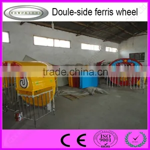 Manufacturer China Amusement Rides Double Sides Ferris Wheel For Sale thumbnail-4