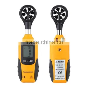 2016 Anemometer HT-81 Digital Anemometer Wind Speed Meter Air Flow Meter LCD Display Velocity Temperature Measuring Tacometro thumbnail-1
