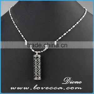 2016 Hot Sale Men and Womem Simple Design Fashion Custom Stainless Steel Necklace Ring Pendant thumbnail-5