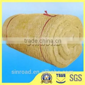 Waterproof Thermal Insulation Material Rock Wool Blanket / Roll / Felt / Tape thumbnail-2