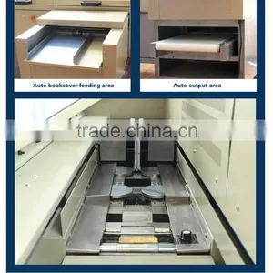 800AT Copper Paper Perfect Binding Machine 58000 Auto Covering Art Paper thumbnail-3