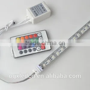 Blister Plastic Packing 5050 12V 72led/m 16W 30cm Programmable Led Profile Frosted Cover Rigid Strip Light thumbnail-2