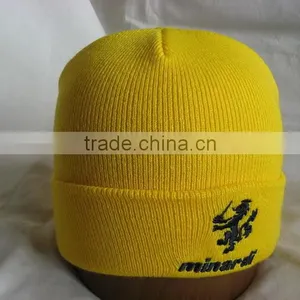 Custom Thick Knit Beanie Hat thumbnail-4