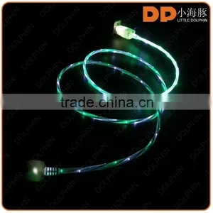 New Technology Dual Color USB 2.0 Otg Micro LED Usb Cable for Android Mobile Phone thumbnail-1