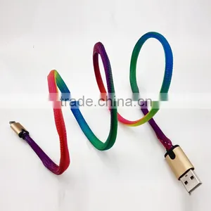 Gadgets 2016 Shoelace 2 in 1 Sparkling LED Usb Cable for Mp3 Mp4 Player thumbnail-4