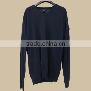 Top Selling Adult Men Cotton Knit Wear in Autumn Winter V-neck Pullover Style Loose Type Sweater thumbnail-1