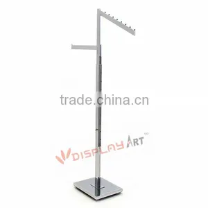 2 Arm Metal Garment Rack for Shop thumbnail-2
