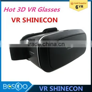 VR Shinecon VR Virtual Reality Real 3D Glasses Helmet Google Cardboard Oculus Rift DK2 for 4.7 -6 Inch Smartphone thumbnail-1