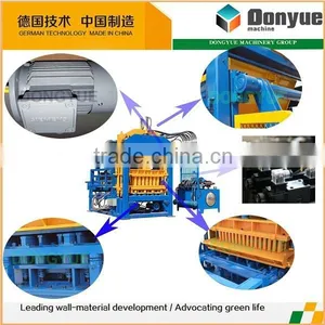 Dongyue QT4-15C Hydraulic Automatic Cement Brick Making Machine Price thumbnail-1