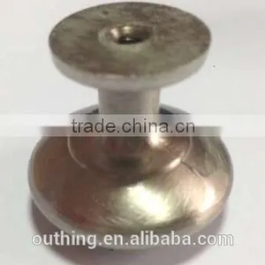 Black Nickel Round Type Zinc Alloy Furniture Cabinet Knob & Handle thumbnail-3