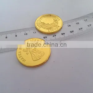 Gold Plating Embossed Double Side Custom Metal Coin thumbnail-5