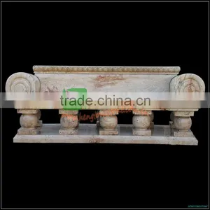 Antique Hand Carved Garden Bench thumbnail-1