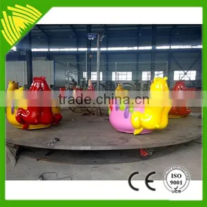 Portable Cup Rides Amusement Animal Bear Coffee Cup Rides With Trailer thumbnail-3
