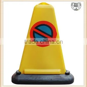 50mm PE Traffic Safety Cones With Rubber Base thumbnail-1