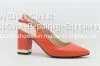 Trendy Pointy Orange High Heel Ladies Shoes thumbnail-1