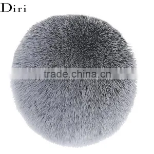 Diri 2colors Hair Shiny Sliver Metal Handle Powder Oval Brush thumbnail-3