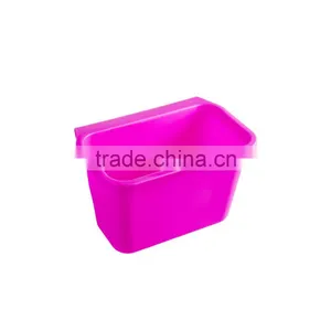 Kitchen Cabinet Doors Hanging Plastic Trash Creative Desktop Multi-function Storage Box- Pink thumbnail-3