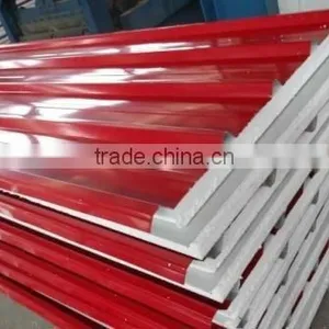 Zinc Coated Color Steel Foil Made Insulated EPS Sandwich Panel thumbnail-3