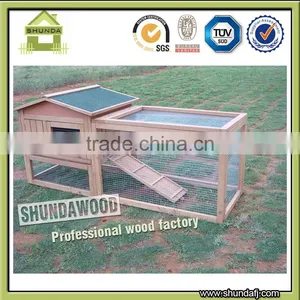 SDR015 Outdoor Wooden Rabbit House Rabbit Hutch Manufacturers thumbnail-1