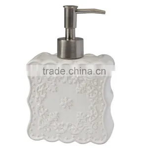 Ceramic Ruffles Lotion Dispenser thumbnail-1