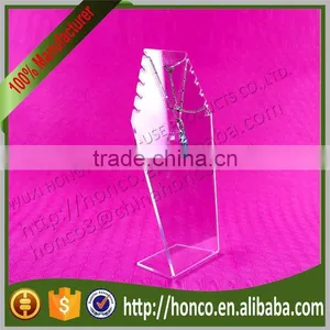 Cheap Price Acrylic Necklace Display Jewelry Stand Rack thumbnail-3