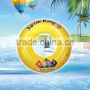 Swimming Pool Rings, Inflatable Donut Swim Ring, Inflatable Swim Ring Duck thumbnail-1