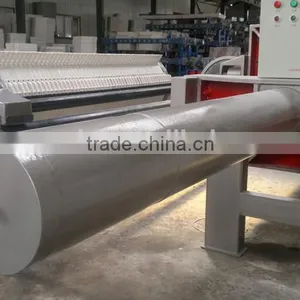 Sludge Drying Process, Recessed Chamber Filter Press, Once Opened Automatic Filter Press thumbnail-3