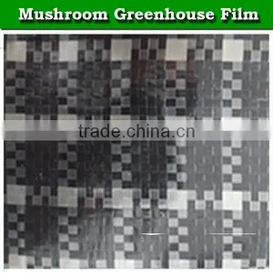 Black and White Grid Plastic Greenhouse Film for Mushroom / Bacteria Growing House thumbnail-3