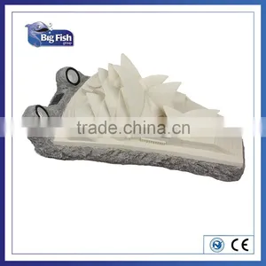 Decoartive Outdoor Garden Solar Powered Sculpture Polyresin OPERA House Shaped LED Lights thumbnail-1