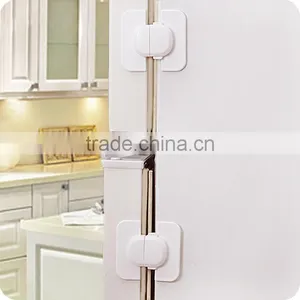 J339 Baby Safety Child Protection Plastic Refrigerator Cabinet Lock thumbnail-2