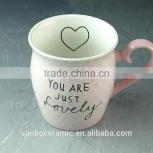 Ceramic Enamel Mug /coffee Mug Shapes 350 ml / 12 Oz Stoneware Print Mugs With Glazed Handle thumbnail-4