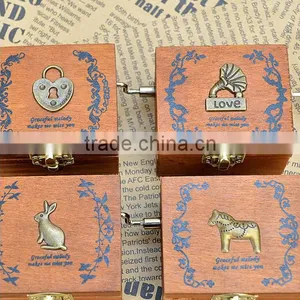Eco-friendly Best Design Wood Pull String Music Box thumbnail-4