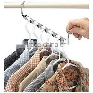 Durable Metal Wire Magic Clothes Coat Hanger thumbnail-1