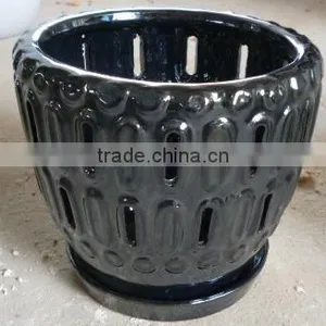Orchid Planters, Cactus Pots, Bonsai Pots, Vietnam Tall Indoor Ceramic Pots, Vietnam Small Indoor Ceramic Pots, thumbnail-1