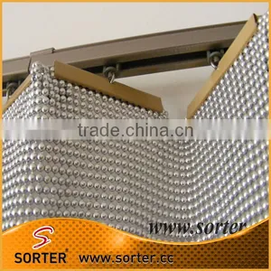Decorative Hanging Wall Metal Mesh Sequin Cloth Window Curtains Panels thumbnail-3