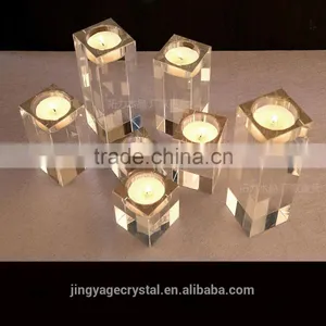 European Style Golden Crystal Glass Candelabra Centerpieces Wedding thumbnail-1