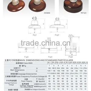 ANSI Cap and Pin Type Porcelain Suspension Insulator Price thumbnail-2