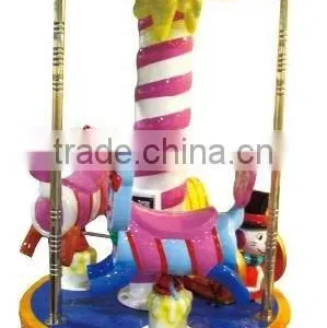 2015 NEW DESIGN OCEAN THEME 3 SEATS MINI CAROUSEL FOR SALE thumbnail-5